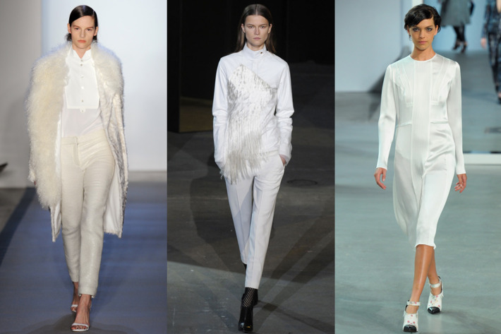 Peter Som, Alexander Wang, Derek Lam.