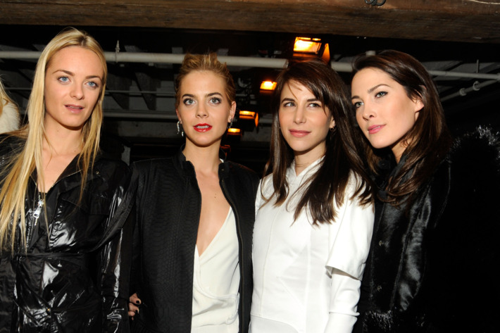 From left: Virginie Courtin-Clarins, Jenna Courtin-Clarins, Caroline Sieber, and Prisca Courtin-Clarins.