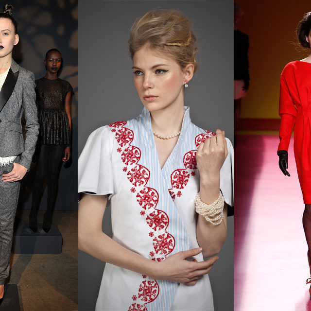 Fall 2012 looks by Tribune Standard, Maison Murasaki, and Chadwick Bell.