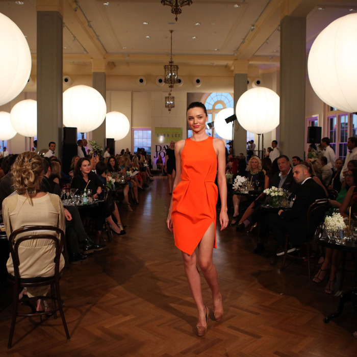 Miranda Kerr walks for David Jones.
