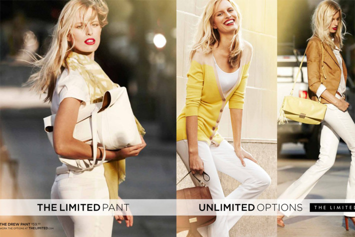 Karolina Kurkova's ads for The Limited.