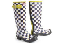 Mackenzie-Childs Hunter boots.