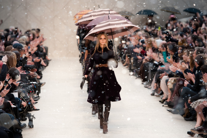 Burberry's finale.