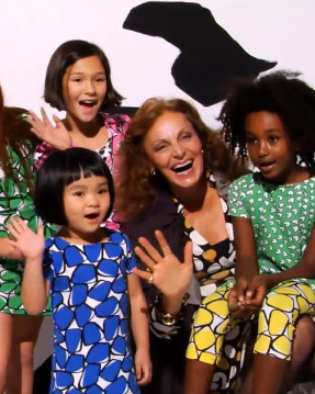 DVF with kids.