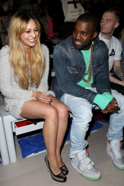 Zara Martin and Kanye West.