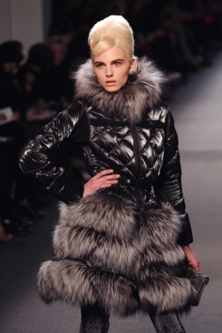 Pejic in Gaultier's fall 2011 show.