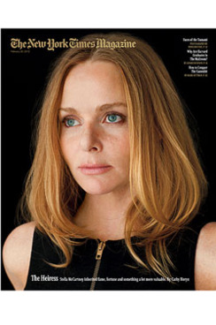 Stella McCartney's <em>New York Times Magazine</em> cover.