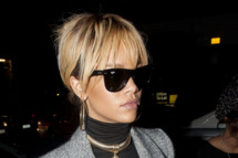 LONDON, UNITED KINGDOM - FEBRUARY 22: Rihanna sighting on February 22, 2012 in London, England. (Photo by Niki Nikolova/FilmMagic)
