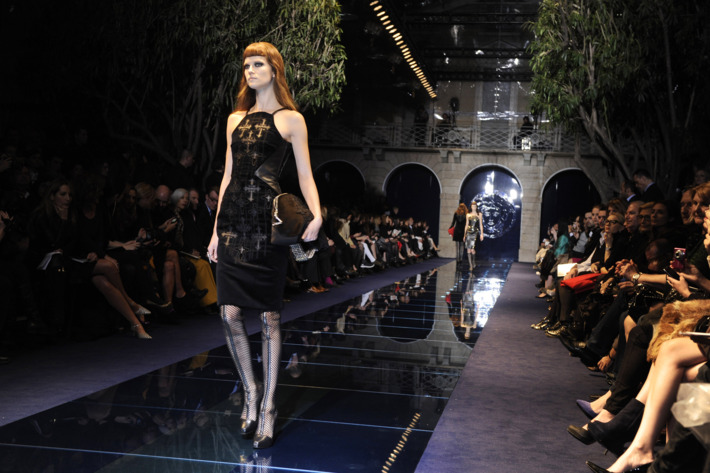 Versace's fall 2012 show.