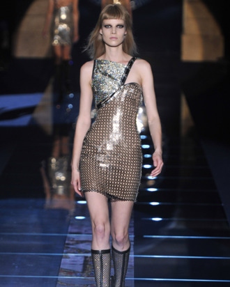 A look from Versace fall 2012