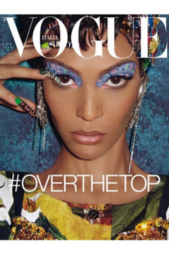 Joan Smalls, shot by Steven Meisel.