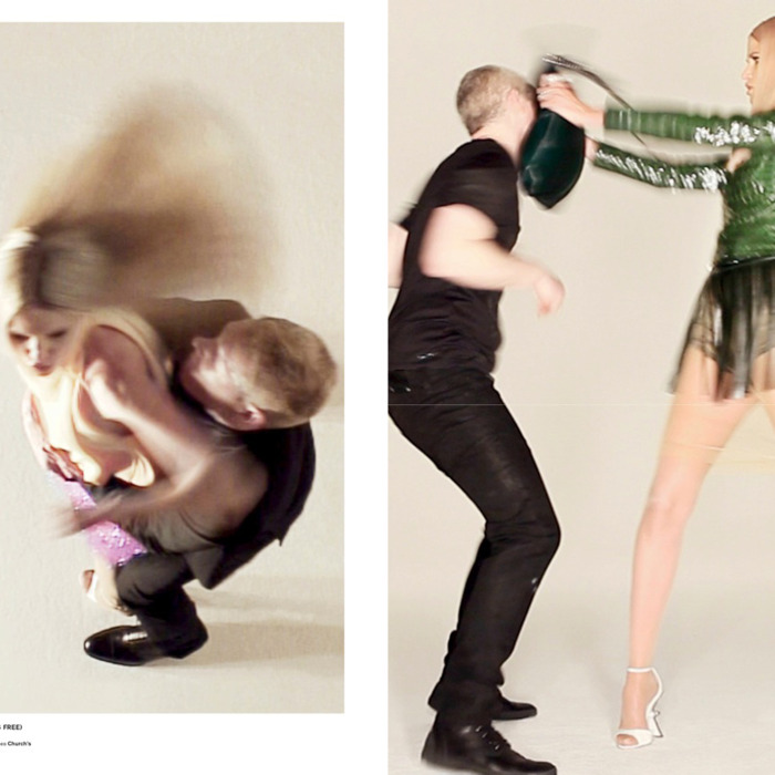 Lara Stone, shot by Nick Knight.