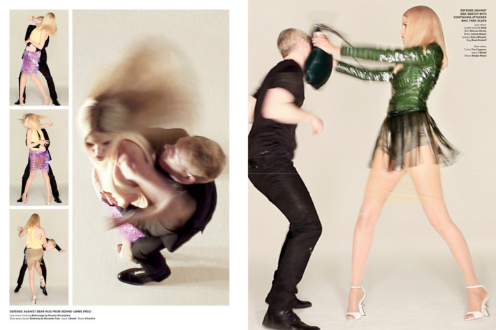Exclusive First Look Lara Stone Does Krav Maga In Vs Sports Issue 