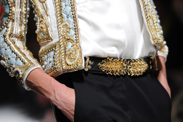 A detail shot from Balmain.