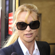 Nicollette Sheridan arrives in court