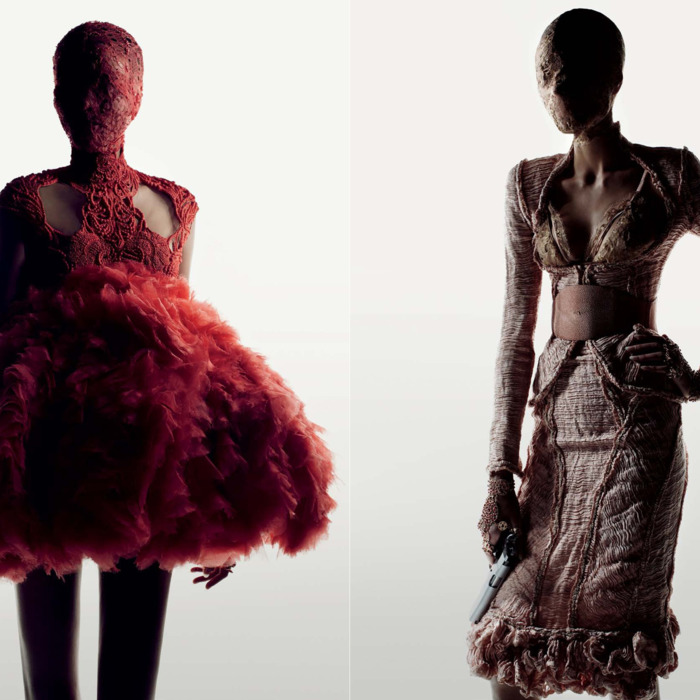 McQueen spring 2012 designs, photographed by Fabien Baron.
