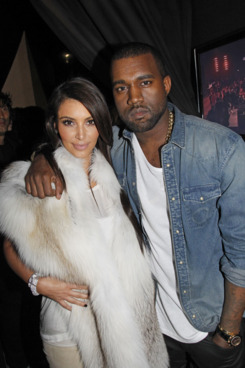 Kim and Kanye.