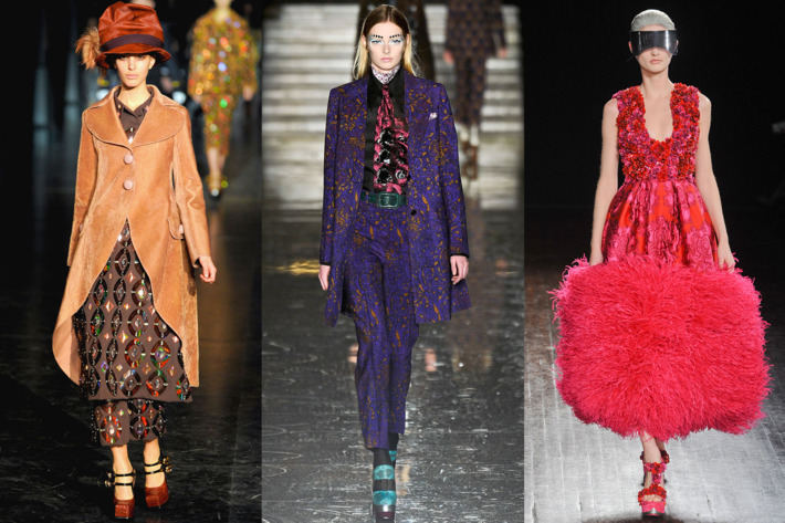 Louis Vuitton, Miu Miu, and McQueen; Imaxtree