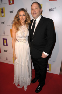 Sarah Jessica Parker and Harvey Weinstein.