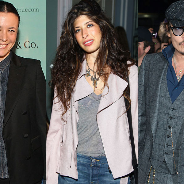 Garance Doré, Pamela Love, and Mr. Depp, himself.