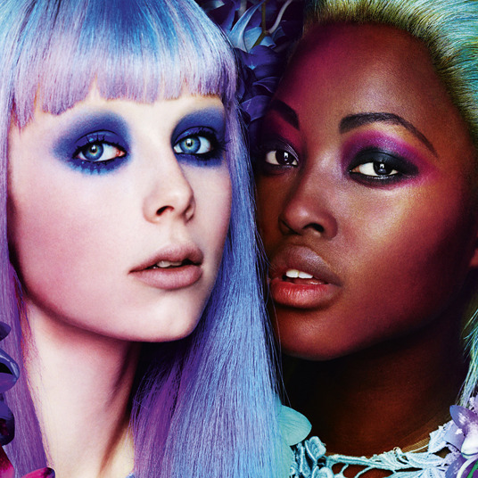 Edie Campbell and Nyasha Matonhodze for <em>Allure</em>.