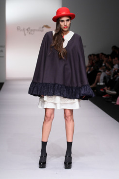 A model at Mexico Fashion Week.