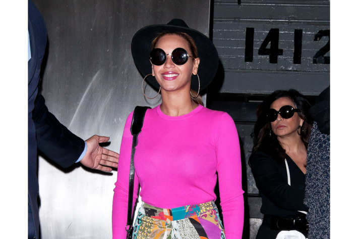 Bey got her dance on.