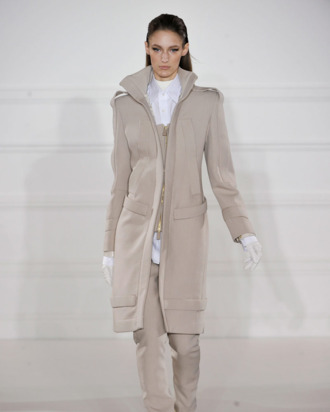 A look from Aquascutum's fall 2012 collection.