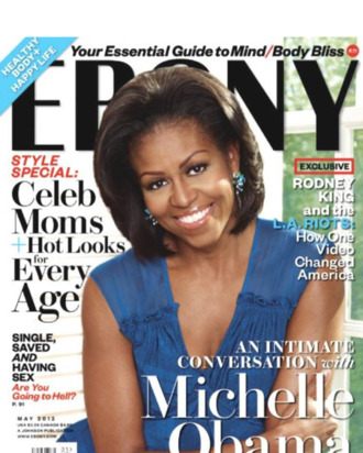 Michelle Obama for <em>Ebony</em>.