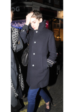 Anne Hathaway's new haircut.