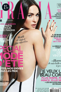 Megan Fox for <em>Grazia France</em>.