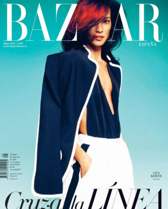 Liya Kebede for <em>Harper’s Bazaar</em> Spain.