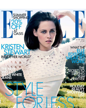 Kristen Stewart for <em>Elle</em> UK.