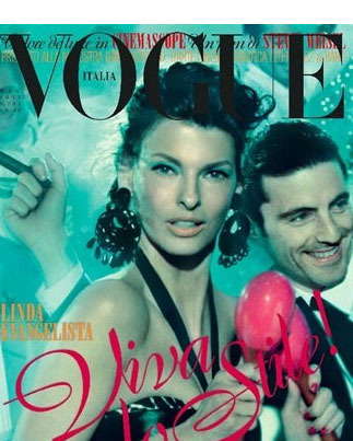 Linda Evangelista for <em>Vogue Italia</em>.