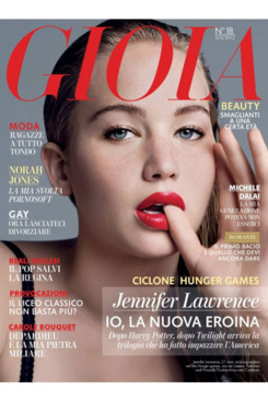 Jennifer Lawrence for <em>Gioia</em>.