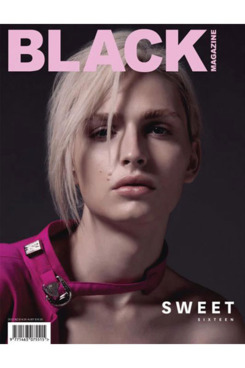 Andrej Pejic for <em>Black</em>.
