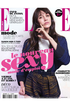 Charlotte Gainsbourg for French <em>Elle</em>.