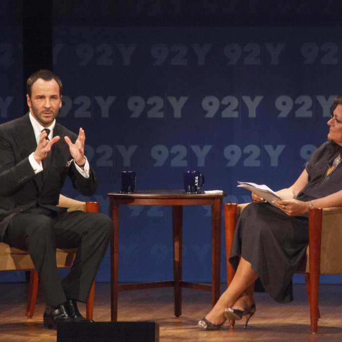 Tom Ford and Fern Mallis.