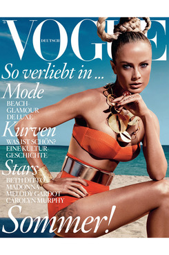 Carolyn Murphy for German <em>Vogue</em>.