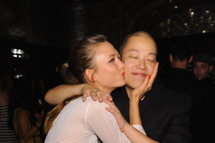 NEW YORK, NY - SEPTEMBER 09: Karlie Kloss and designer Jason Wu attend St. Regis Hotels & Resorts Celebrates the Announcement of Jason Wu As The Next St. Regis Connoisseur and Jason Wu's Spring/Summer 2012 Collection at St. Regis Hotel on September 9, 2011 in New York City. (Photo by Dimitrios Kambouris/WireImage for Starwood)