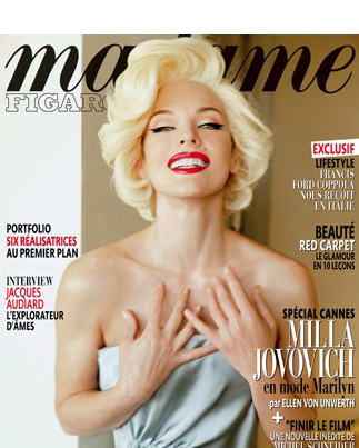 Milla Jovovich for <em>Madame Figaro</em>.