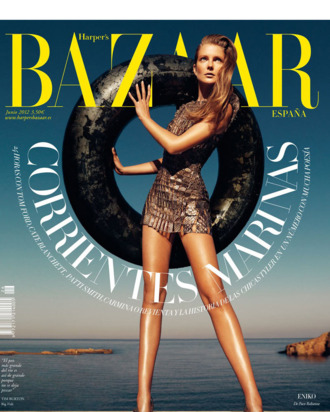 Eniko Mihalik for <em>Harper's Bazaar</em> Spain.
