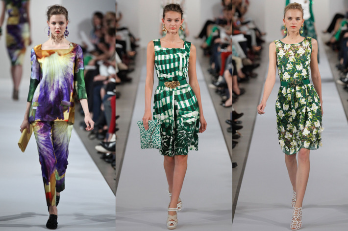 New looks from Oscar de la Renta's resort 2013 collection.