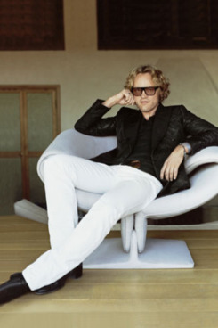 Peter Dundas, photographed for <em>Harper's Bazaar</em>.