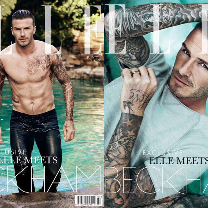 The newsstand cover (left) and subscriber cover (right).