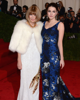 NEW YORK, NY - MAY 07: Editor-in-Chief of Vogue Anna Wintour and Bee Shaffer attend the