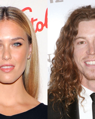 Bar Rafaeli and Shaun White.