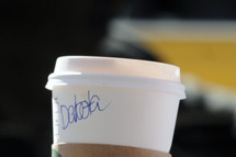 Dakota Fanning, just like ordinary folks, seen with her name written on a Starbucks while grabbing coffee in New York City.<P>Pictured: Dakota Fanning's cup<P><B>Ref: SPL379534 050412 </B><BR/>Picture by: Splash News<BR/></P><P><B>Splash News and Pictures</B><BR/>Los Angeles: 310-821-2666<BR/>New York: 212-619-2666<BR/>London: 870-934-2666<BR/>photodesk@splashnews.com<BR/></P>