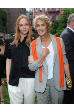 Stella McCartney and Lauren Hutton.