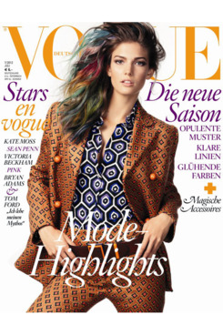 Kendra Spears for German <em>Vogue</em>.